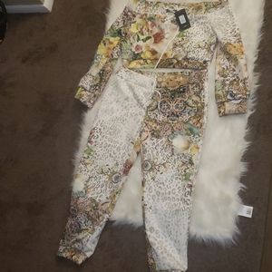 Beautiful Animal Pant Set (Plus)